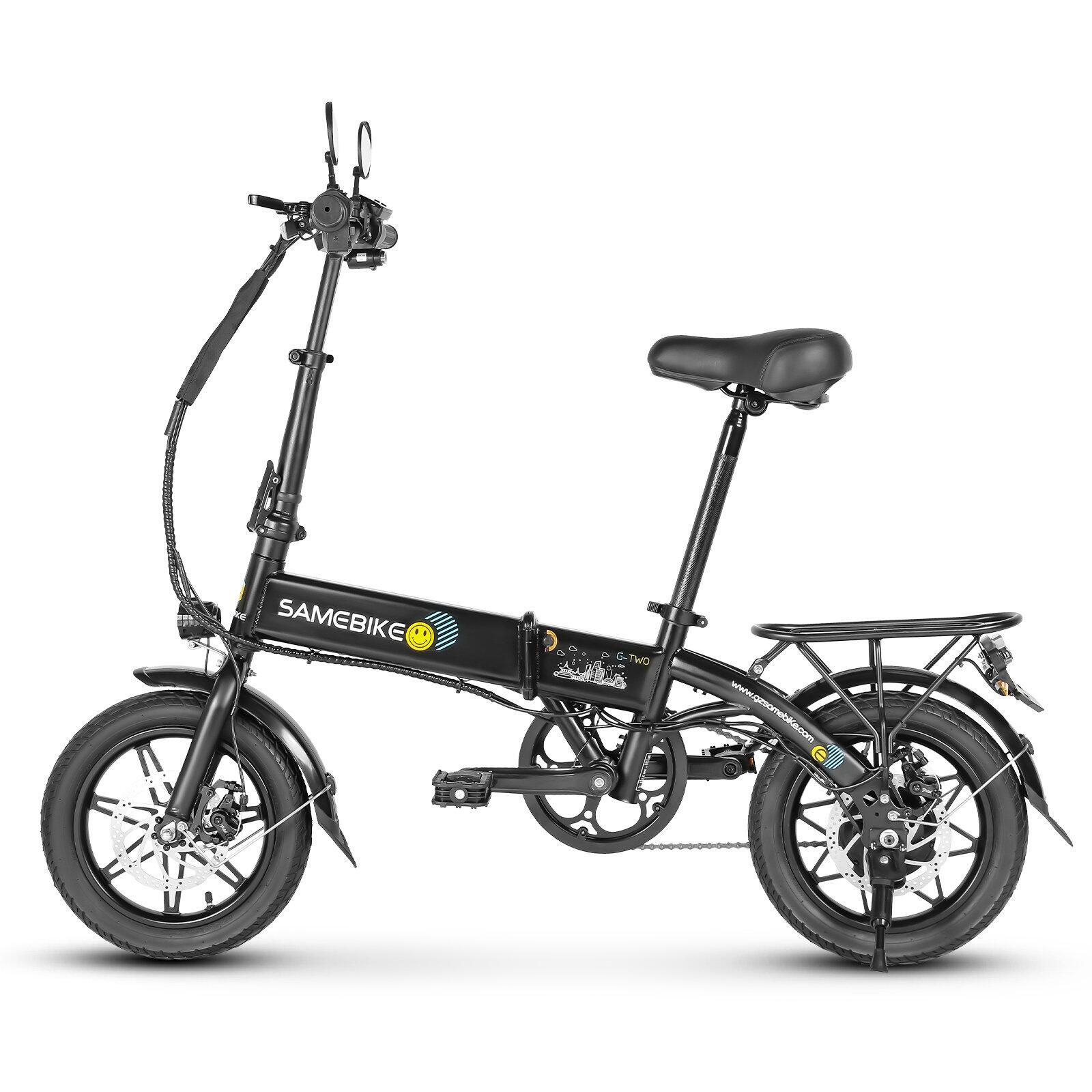 SAMEBIKE YINYU14 Bicicleta Elétrica Dobrável 14 Polegadas LCD 36V 7.8Ah 2/6