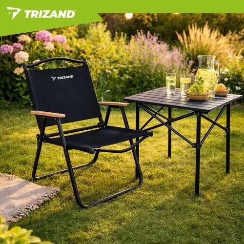 Scaun pliabil gradina, tesatura Oxford suport 120 kg, 75.5 x 58.5 x 53.5 cm 2/7