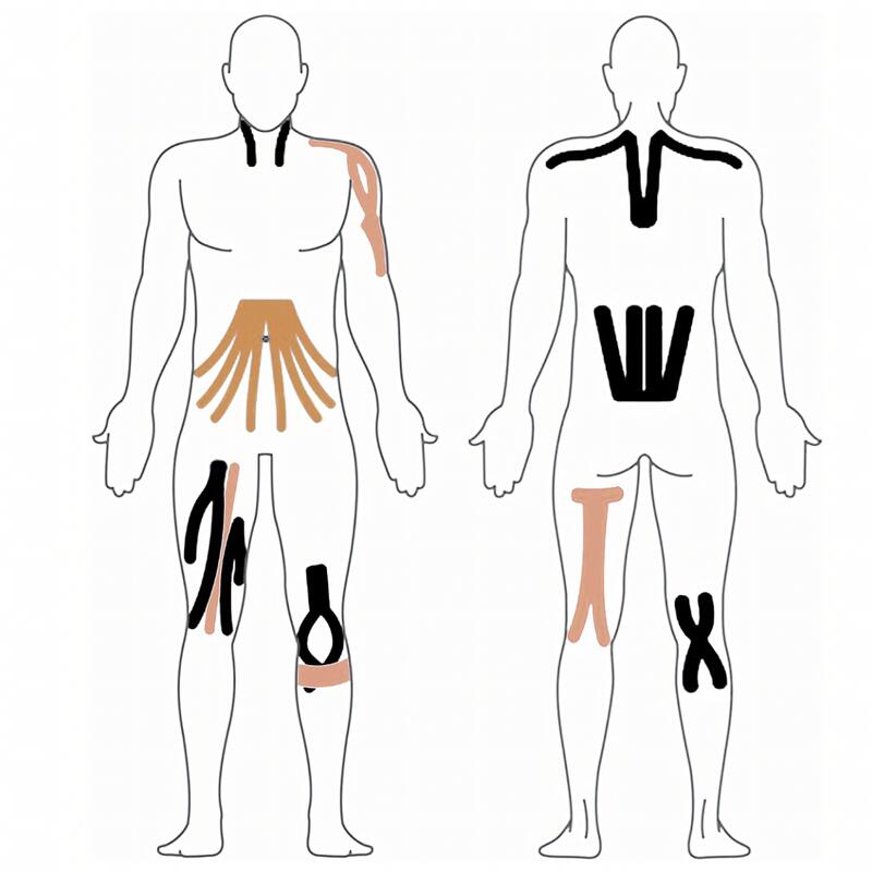 Banda kinesiologica, elastica, hipoalergenica, pentru sport si recuperare