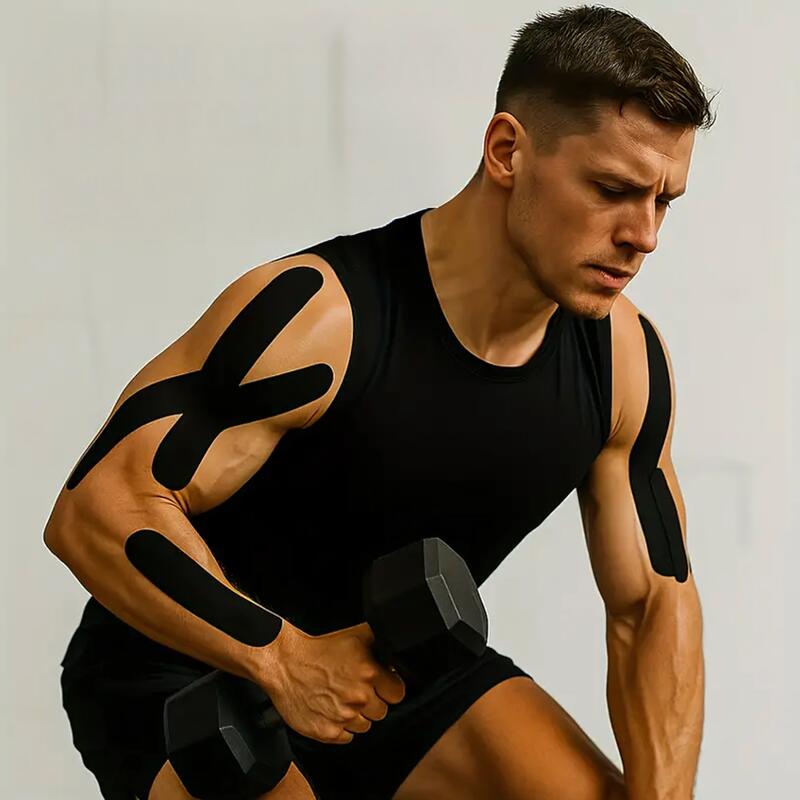 Banda kinesiologica, elastica, hipoalergenica, pentru sport si recuperare