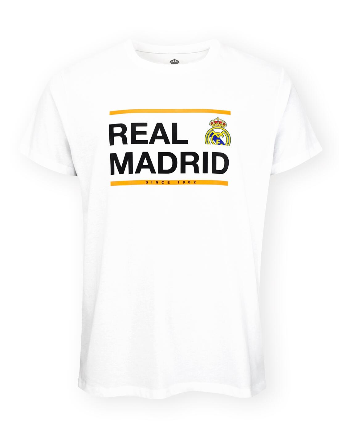 Camiseta Real Madrid Estampada blanca Since 1902 1/4