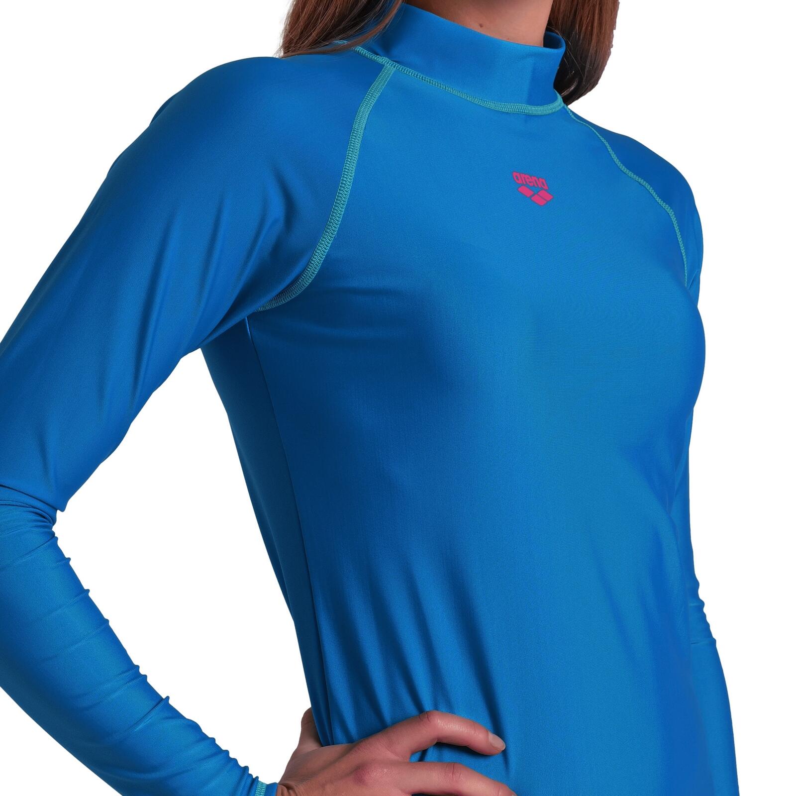 UV-Shirt schnelltrocknend, UV-Schutz Damen - Rash Vest langärmelig 6/6