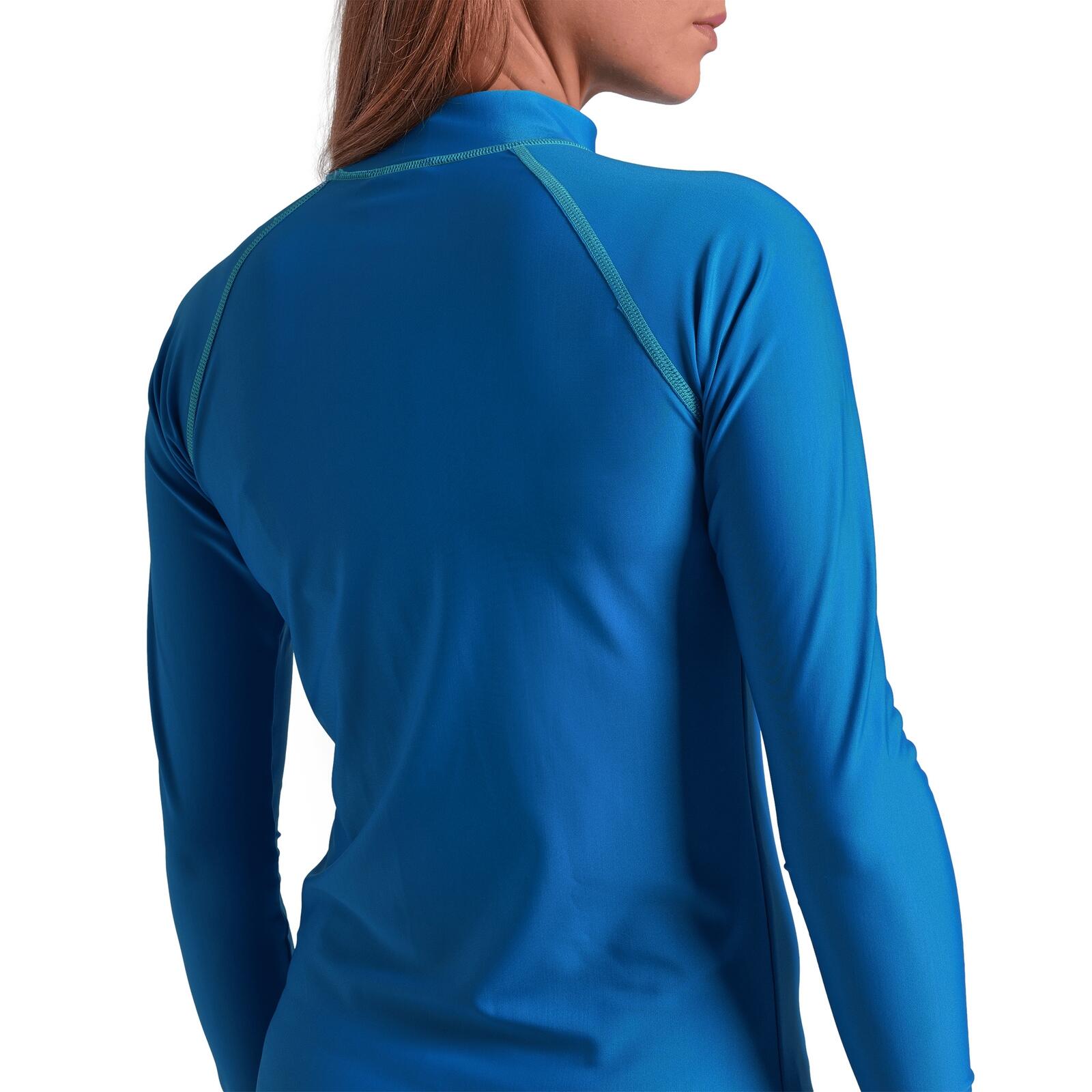 UV-Shirt schnelltrocknend, UV-Schutz Damen - Rash Vest langärmelig 5/6