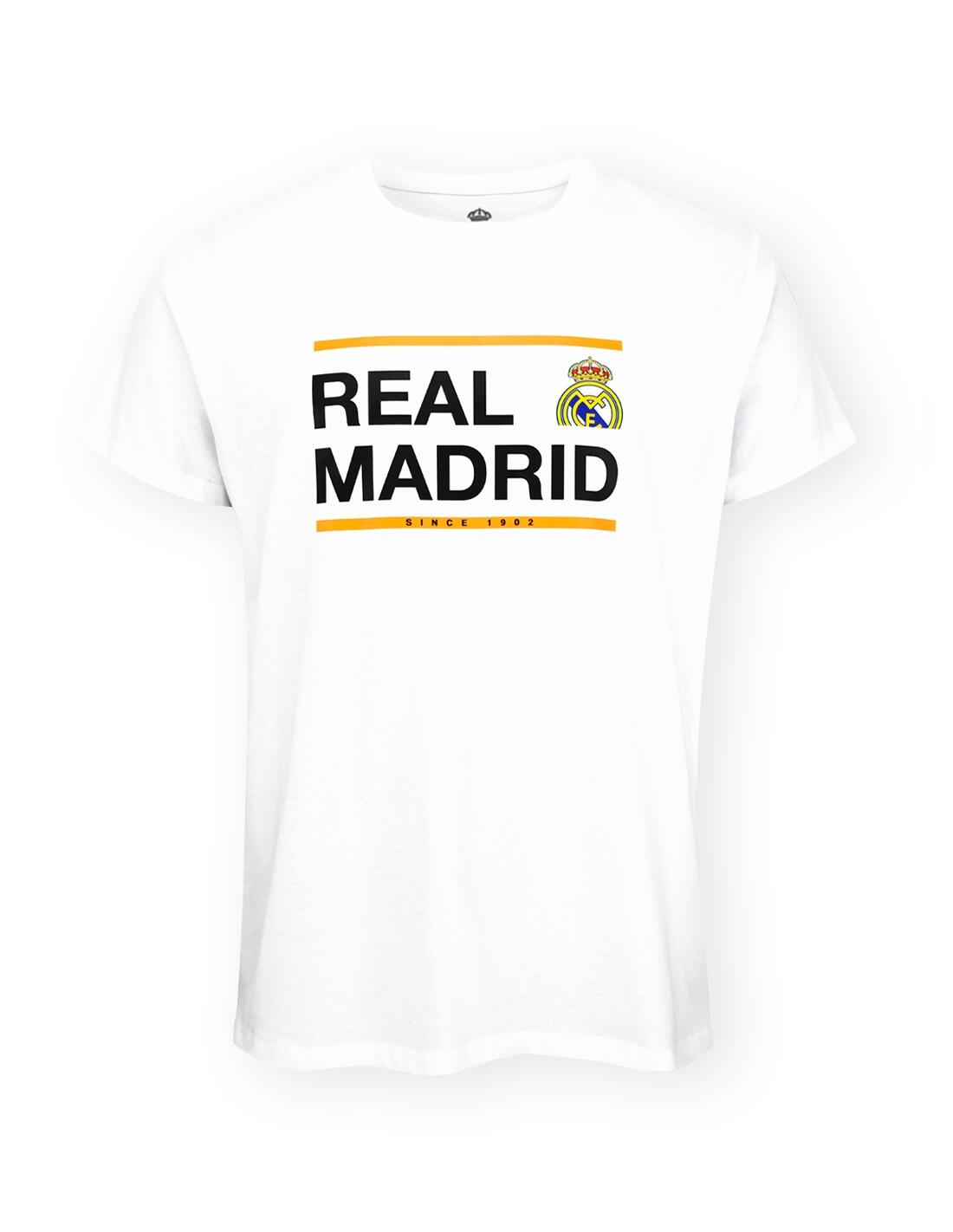 Camiseta Niño Real Madrid Estampada blanca Since 1902 1/4