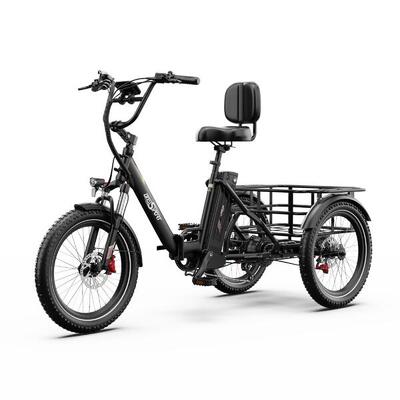 ONESPORT OT30 PRO 20" triciclo pieghevole 3 ruote batteria 48V 18Ah 7 marce