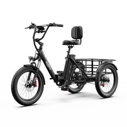 ONESPORT OT30 PRO 20" składany e-trycykl 3-kołowy bateria 48V 18Ah 7 biegów