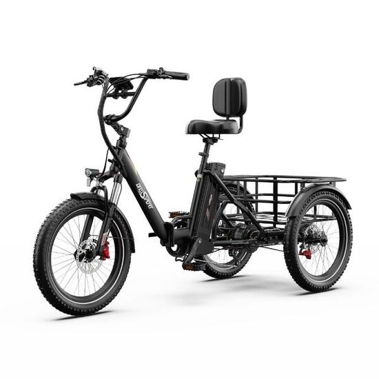 ONESPORT OT30 PRO 20" składany e-trycykl 3-kołowy bateria 48V 18Ah 7 biegów