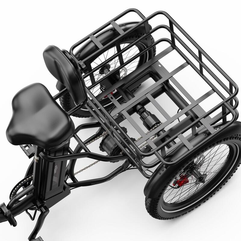 Skládací elektrotříkolka ONESPORT OT30 PRO 20" se 3 koly a 48V 18Ah baterií