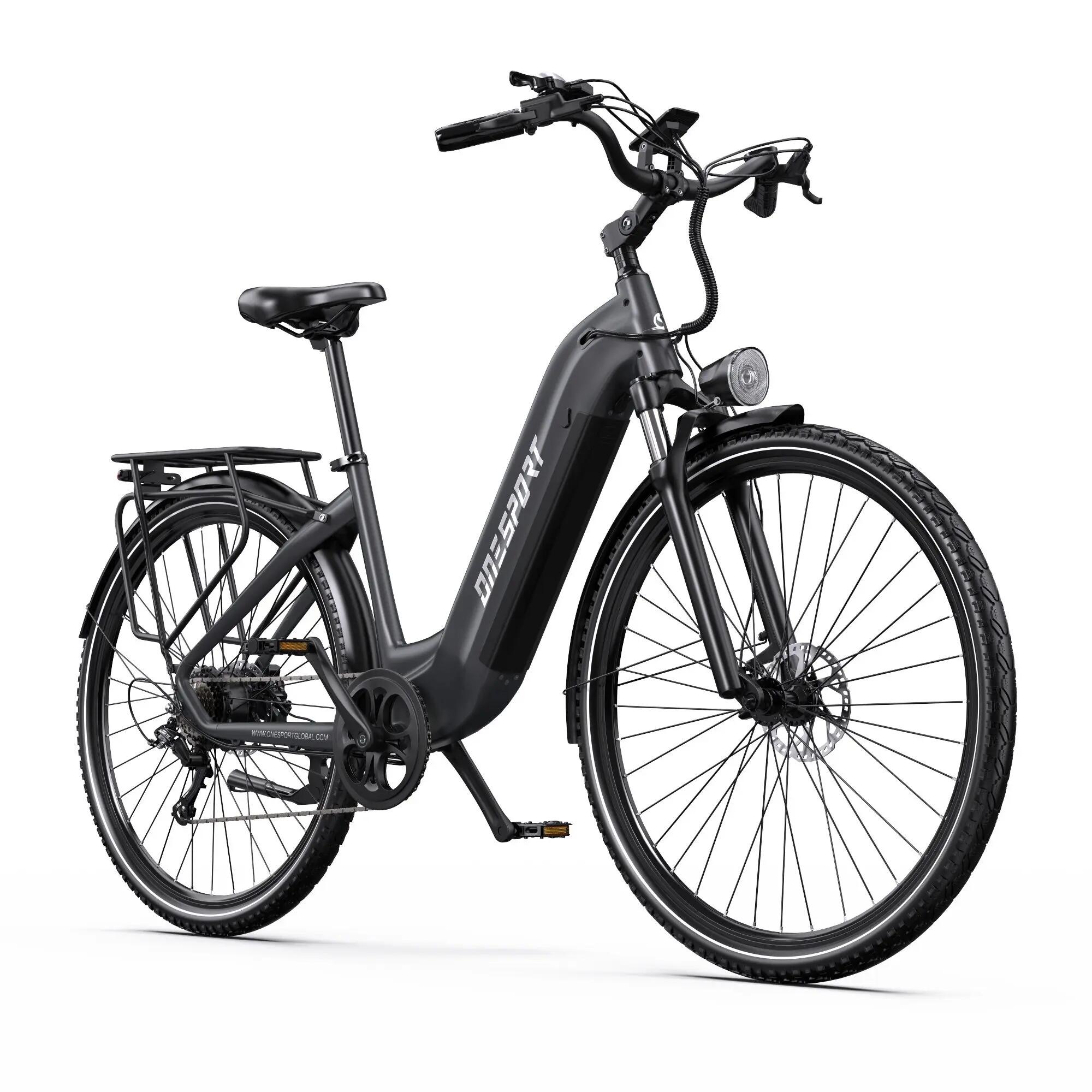 Bicicleta elétrica adulto Onesport OT05 Pro motor 250W bateria 36V 22.5Ah 4/7