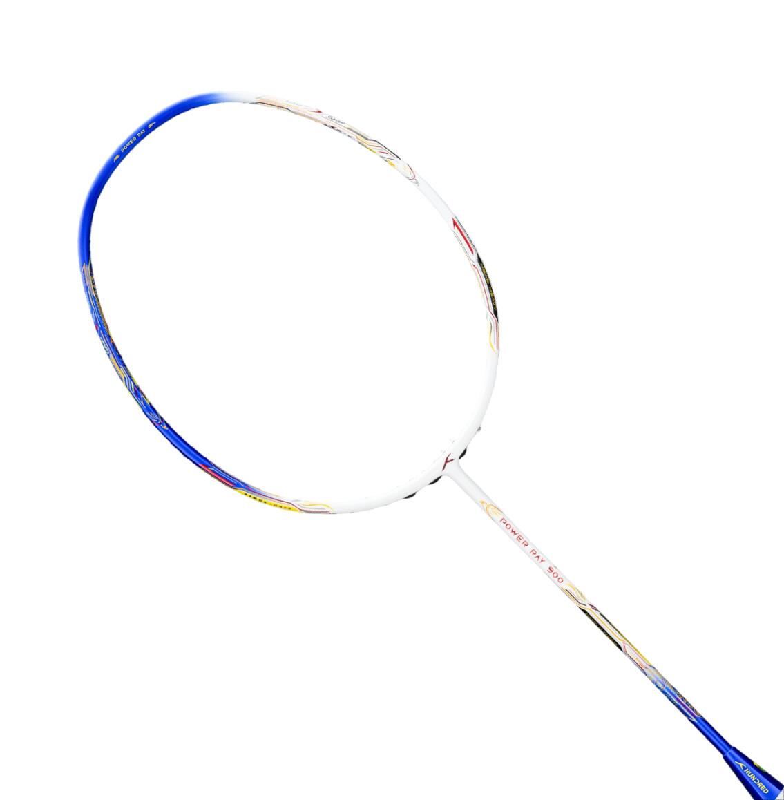 Unbespannt Badmintonschläger - Power Ray 900, Dunkelgrau/Weiß 2/7