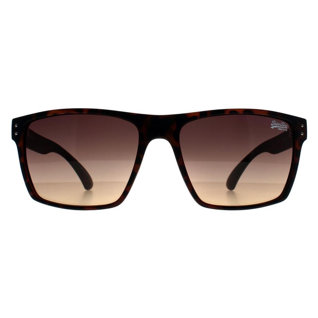 Superdry Square Mens Havana Brown Kobe