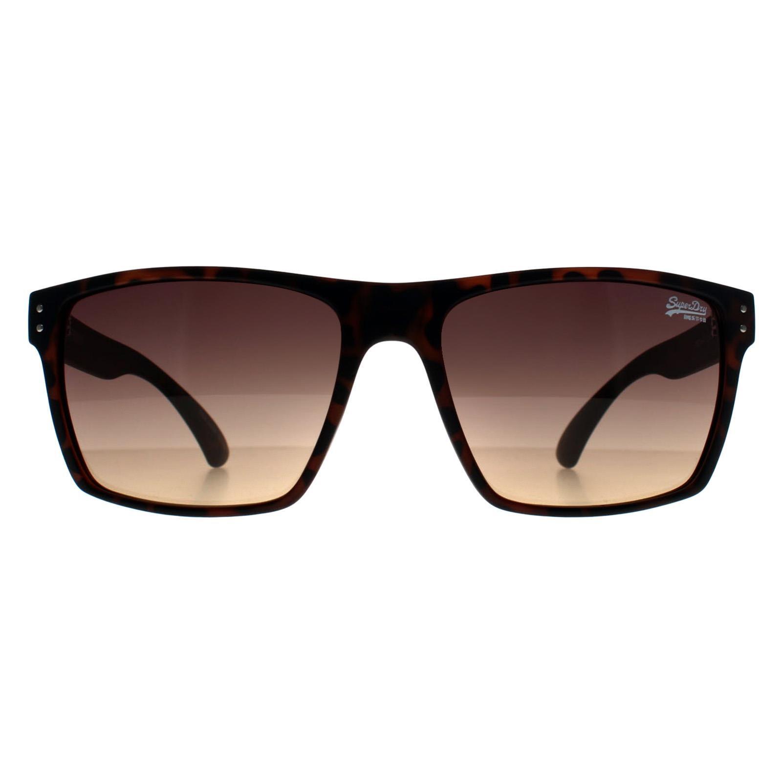 Superdry Square Mens Havana Brown Kobe 1/3