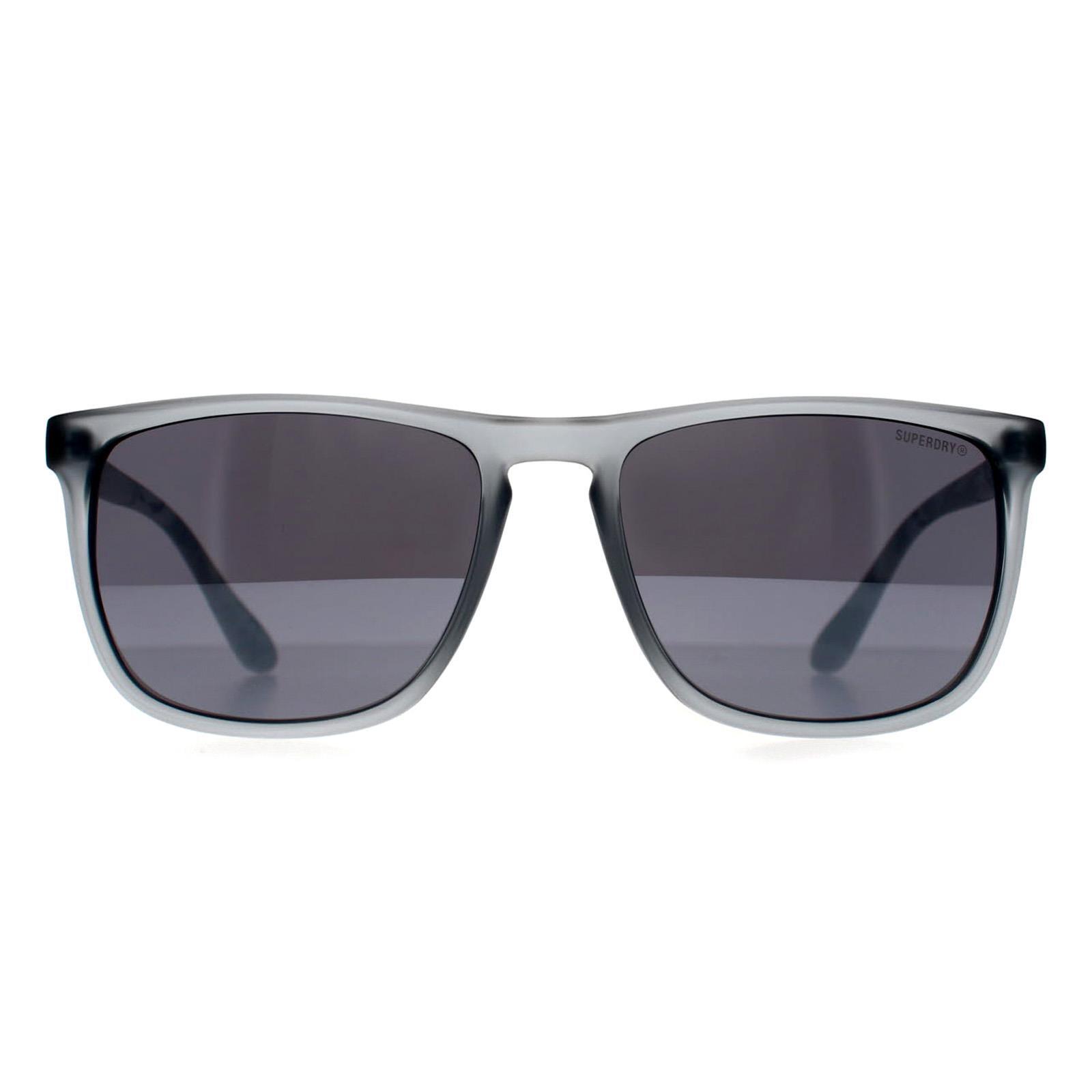 Superdry Rectangle Mens Matte Crystal Dark Grey Fade Crystal Grey Shockwave 1/3
