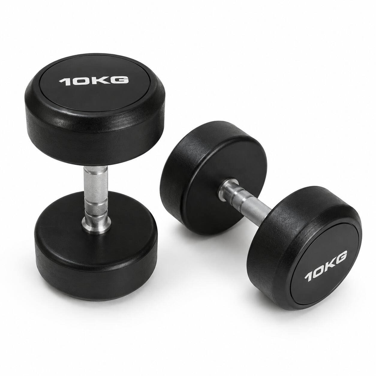 Mancuernas Redondas 10 kg (par) Fitness Musculación 2/3