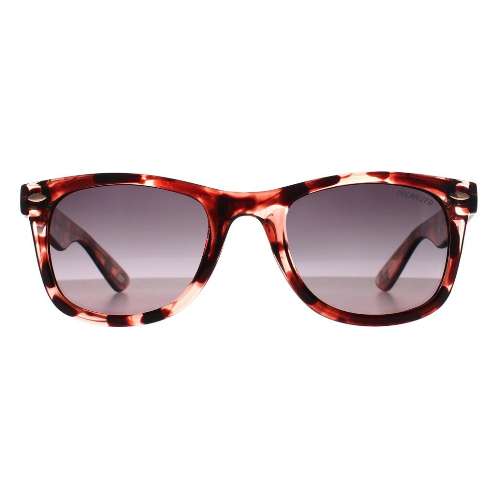 Skechers Rectangle Unisex Red Tortoise Smoke Dark Brown Polarized SE6216