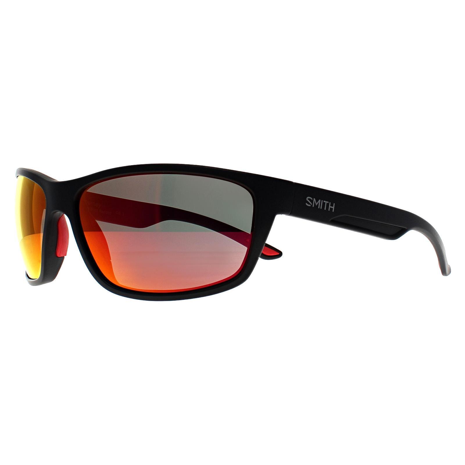 Smith Wrap Unisex Matte Black Red Multilayer Mirror Journey 2/4