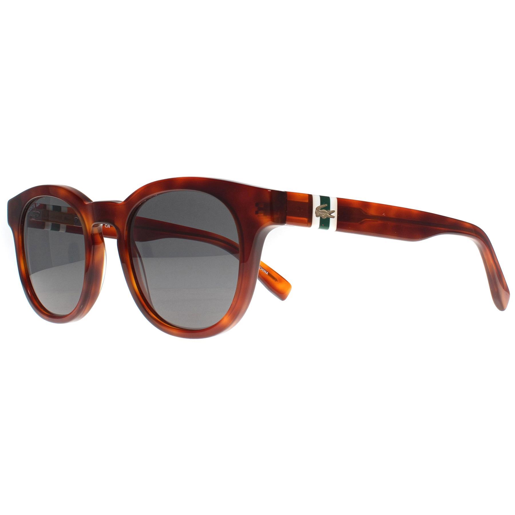 Lacoste Round Mens Blonde Havana Smoke Grey L6006S 2/3