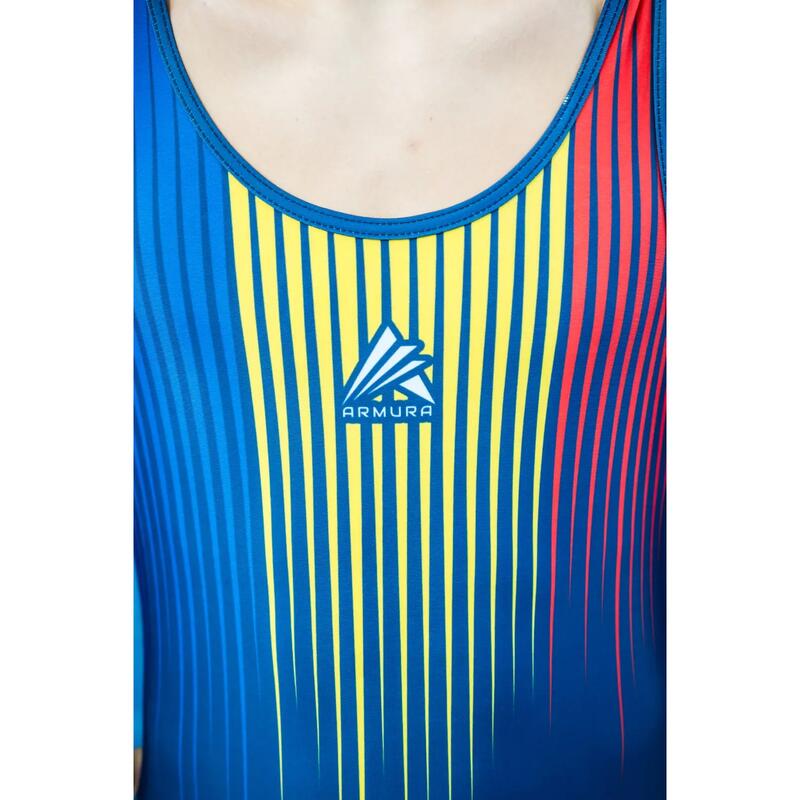 Dres de Lupta Tricolor V2 Seniori Albastru