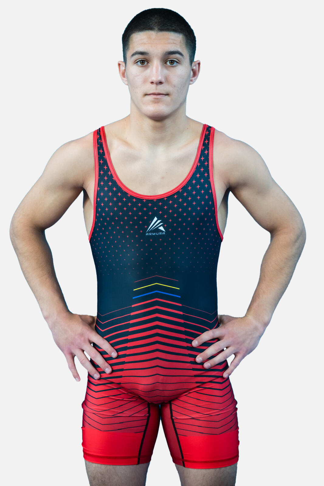 Dres de Lupta Basic V1 Seniori Rosu