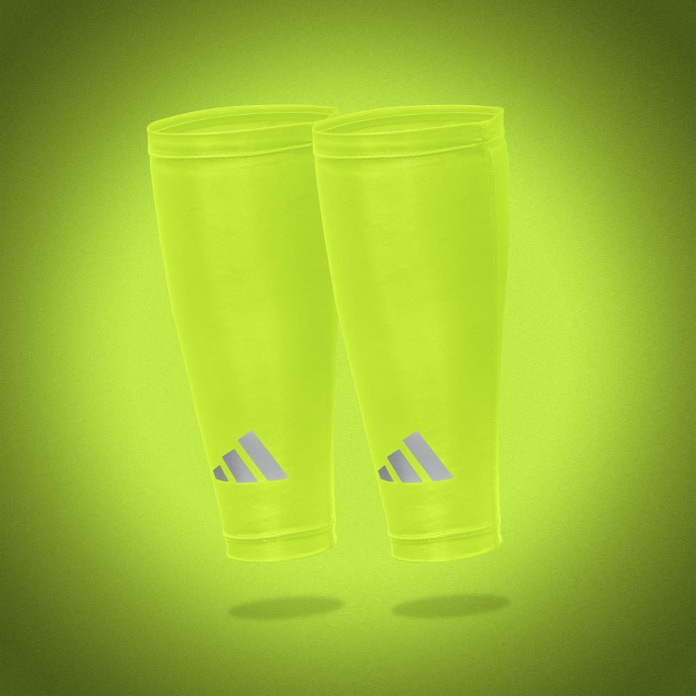 Adidas - Climacool Compression Calf Sleeves - Lucid Lemon - S/M 3/7