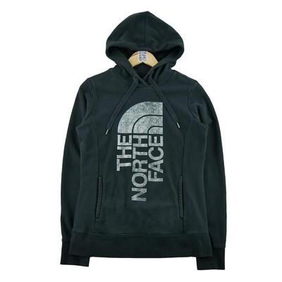 Tweedehands - the north face dames hoodie zwart - goede staat