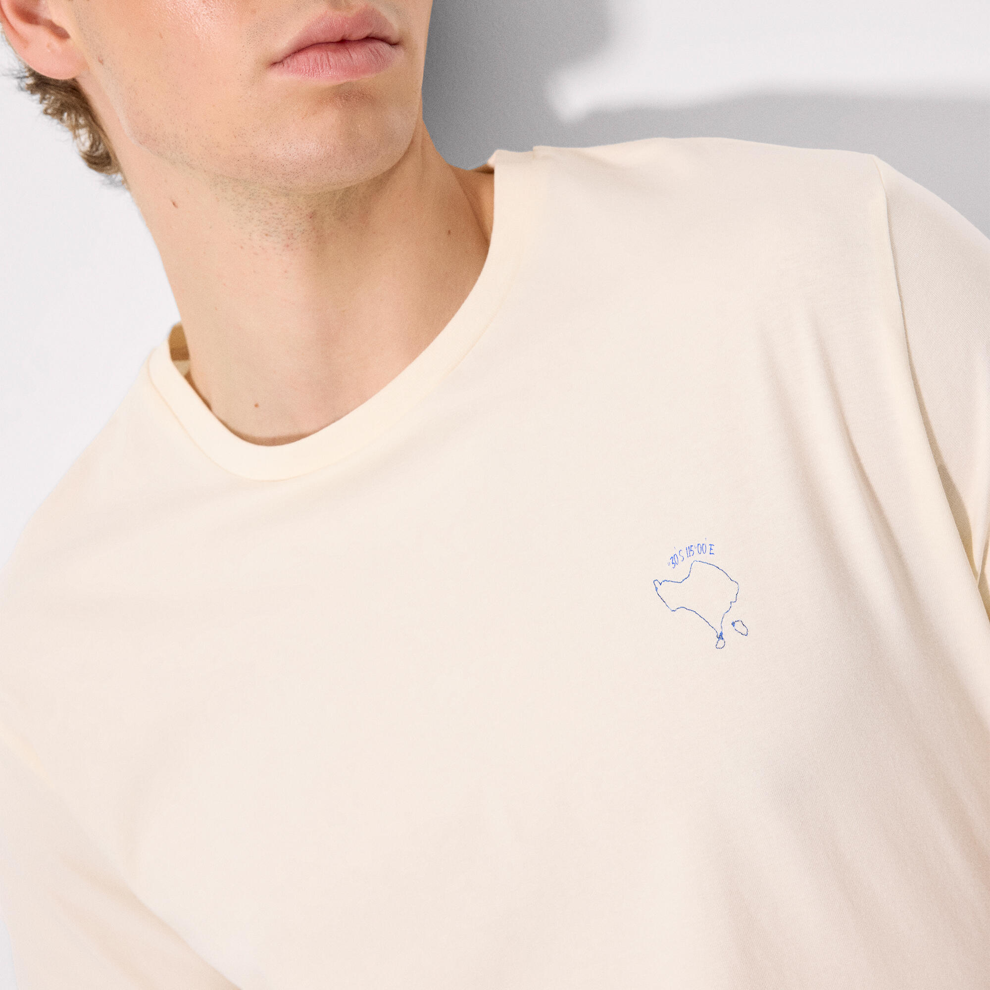 Camiseta de manga curta com estampa Bali Chill 3/4