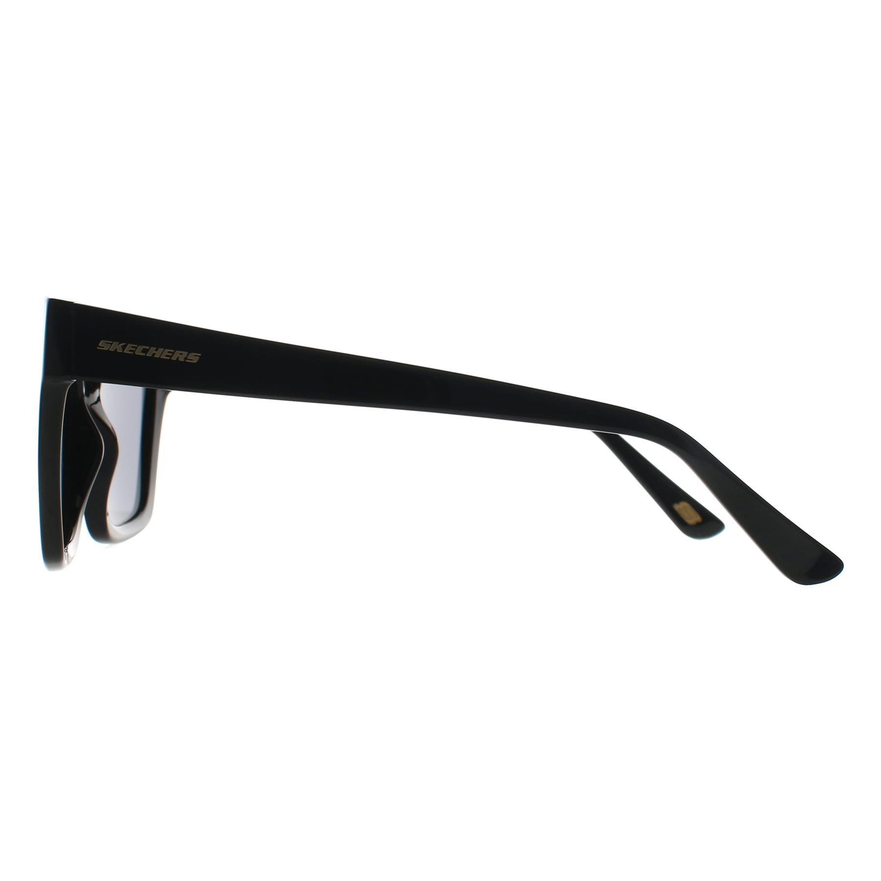 Skechers Square Womens Black Grey Polarized SE6274 3/3