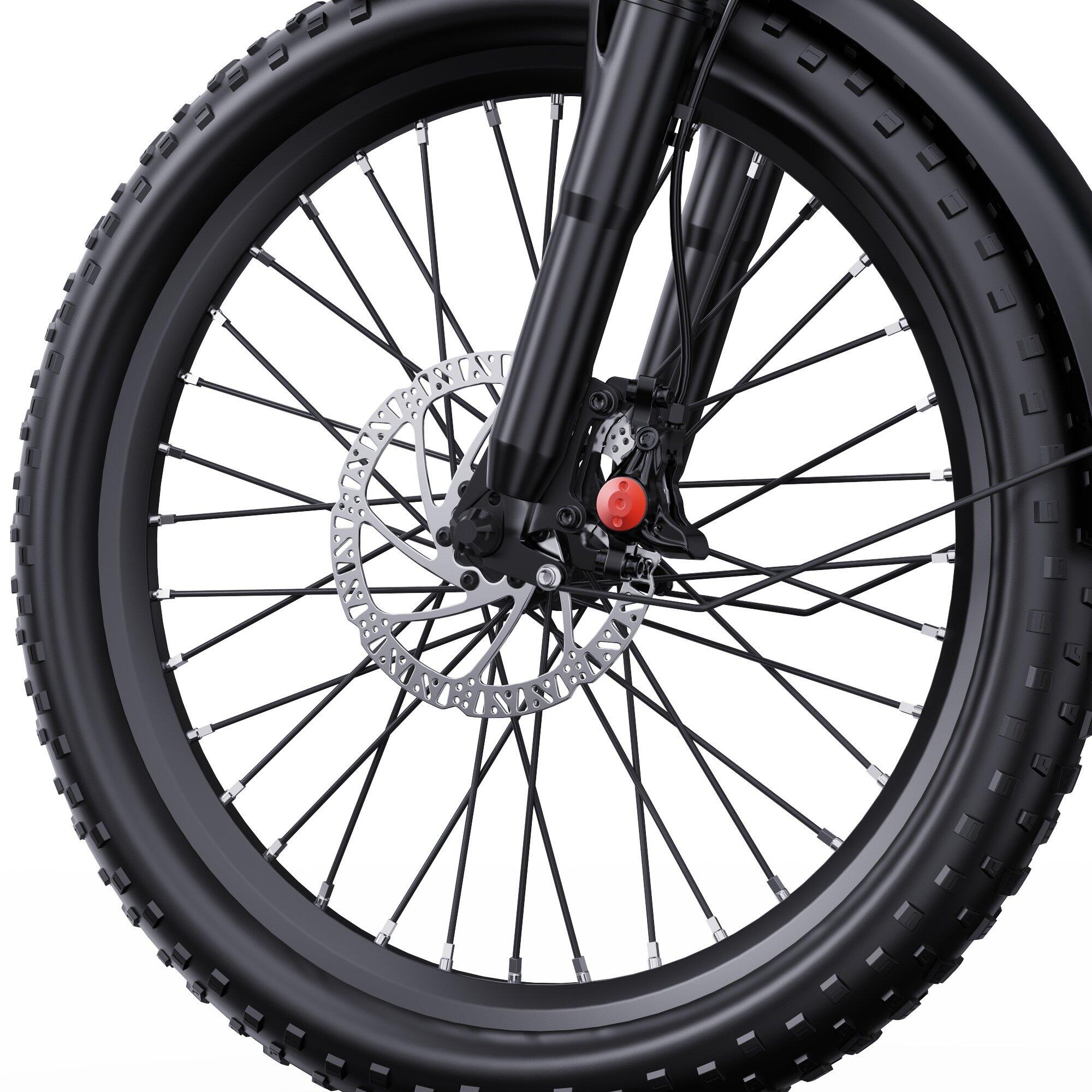 Bicicleta de carga elétrica ONESPORT OT01, pneus 20", bateria 48V 27Ah, 25km/h 5/7