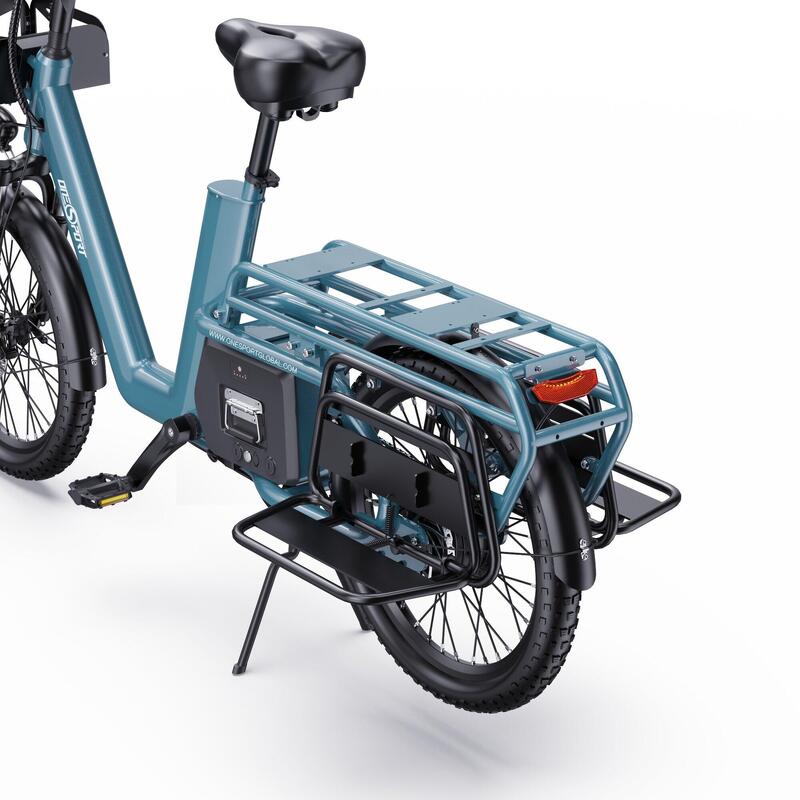 Elektrické nákladní kolo ONESPORT OT01, 20" pneumatiky, 48V 27Ah baterie, 25km/h