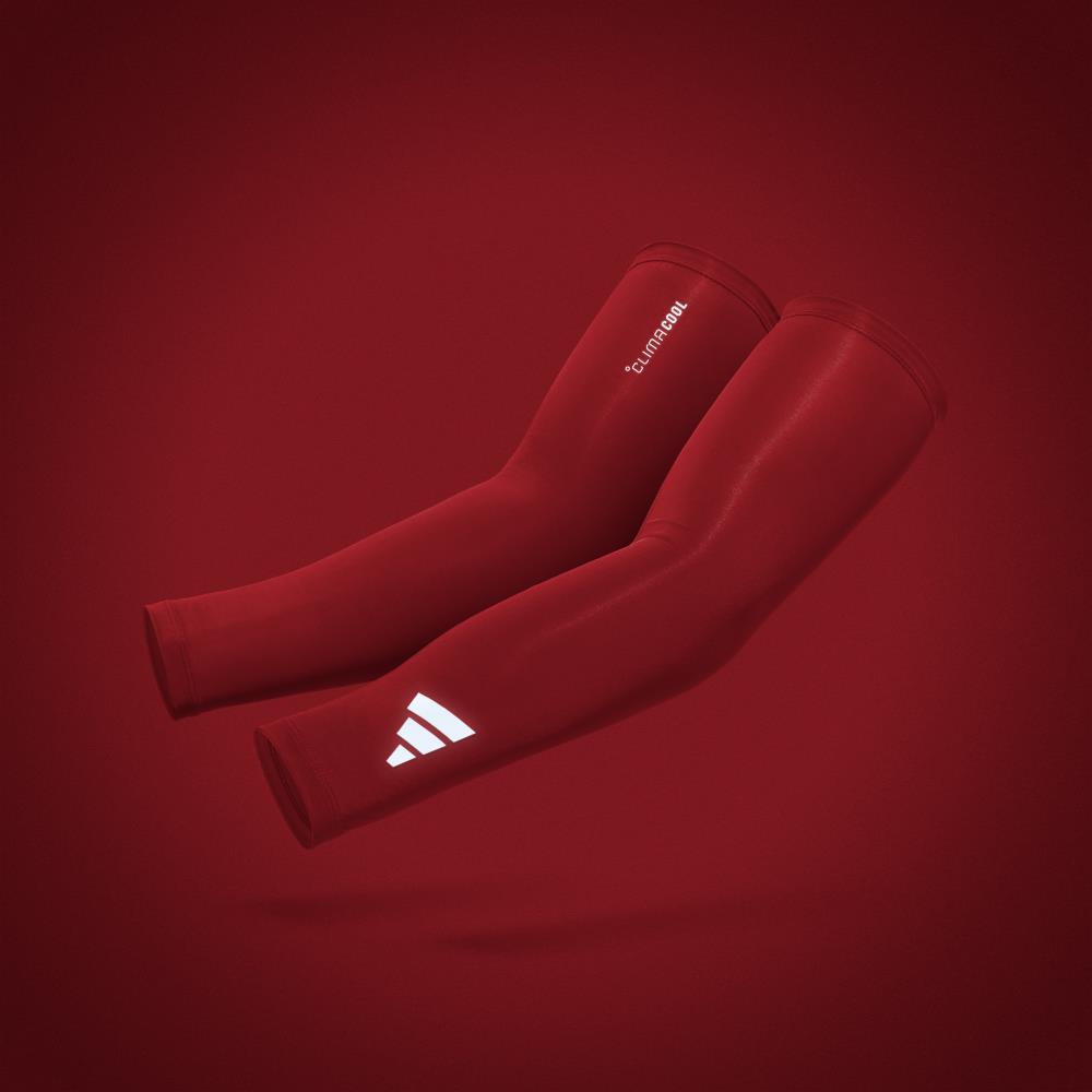 Adidas - Climacool Compression Arm Sleeves - Red - S/M 3/7