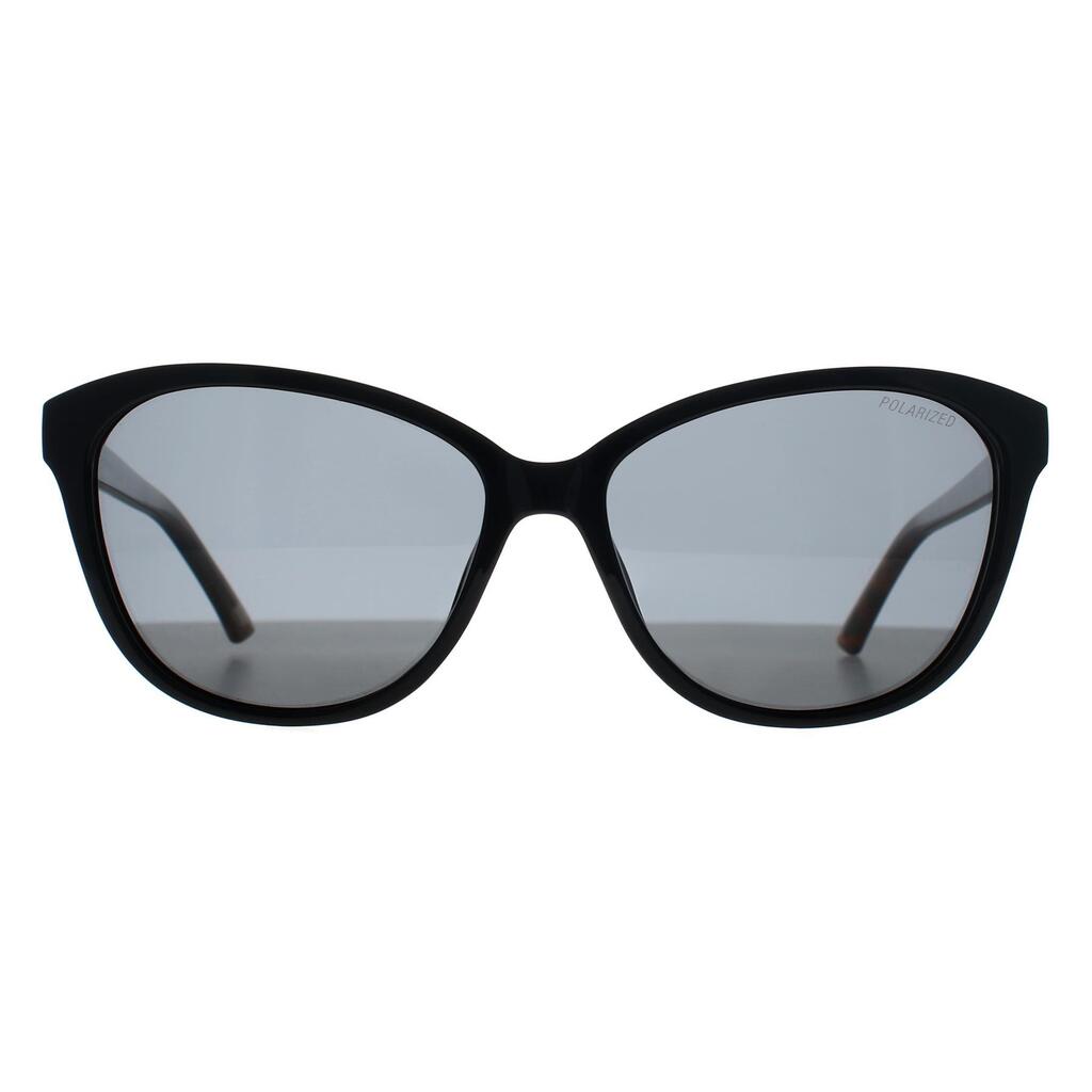 Skechers Cat Eye Womens Black Grey Polarized SE6264