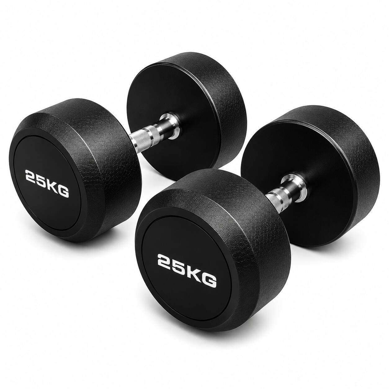 Mancuernas Redondas 25 kg (par) Fitness Musculación 2/3