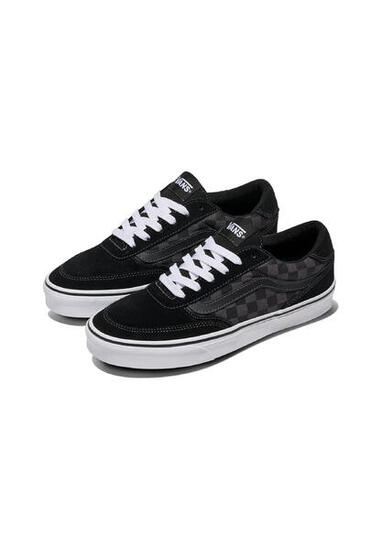 VANS Unisex Brooklyn Ls Sneaker Halbschuh Textil VN000D7QKOU Black/Asphalt