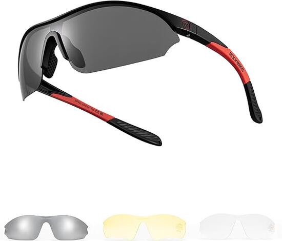 Okulary sportowe unisex Rockbros 142300060 z wymiennymi szkłami