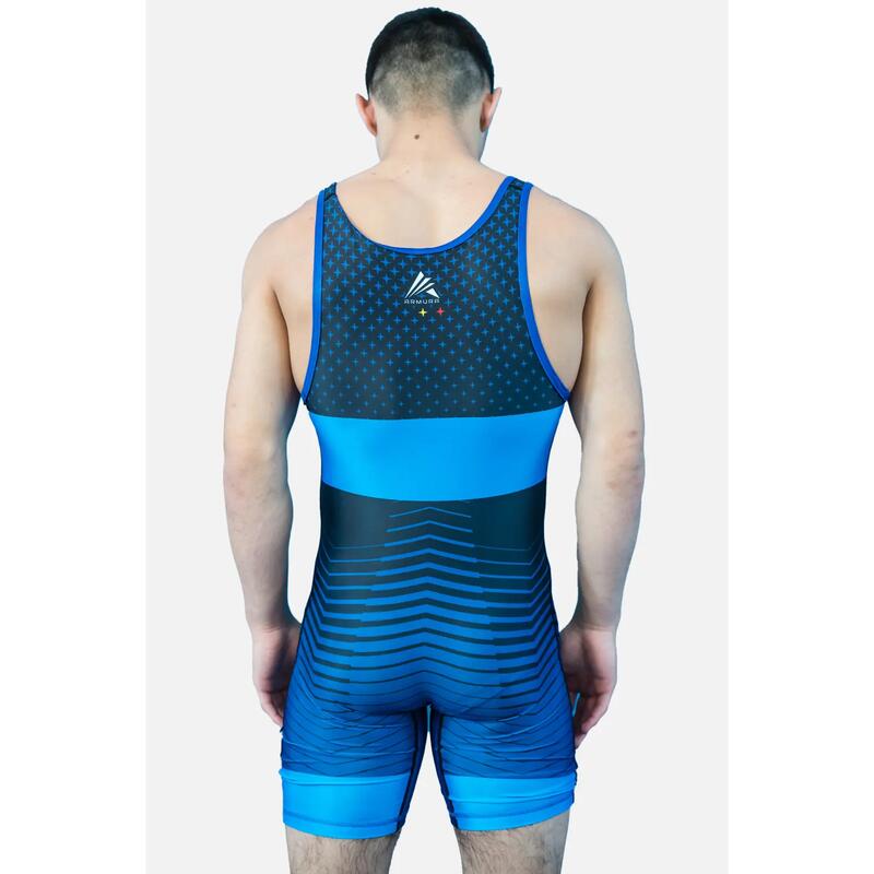 Dres de Lupta Basic V1 Seniori Albastru
