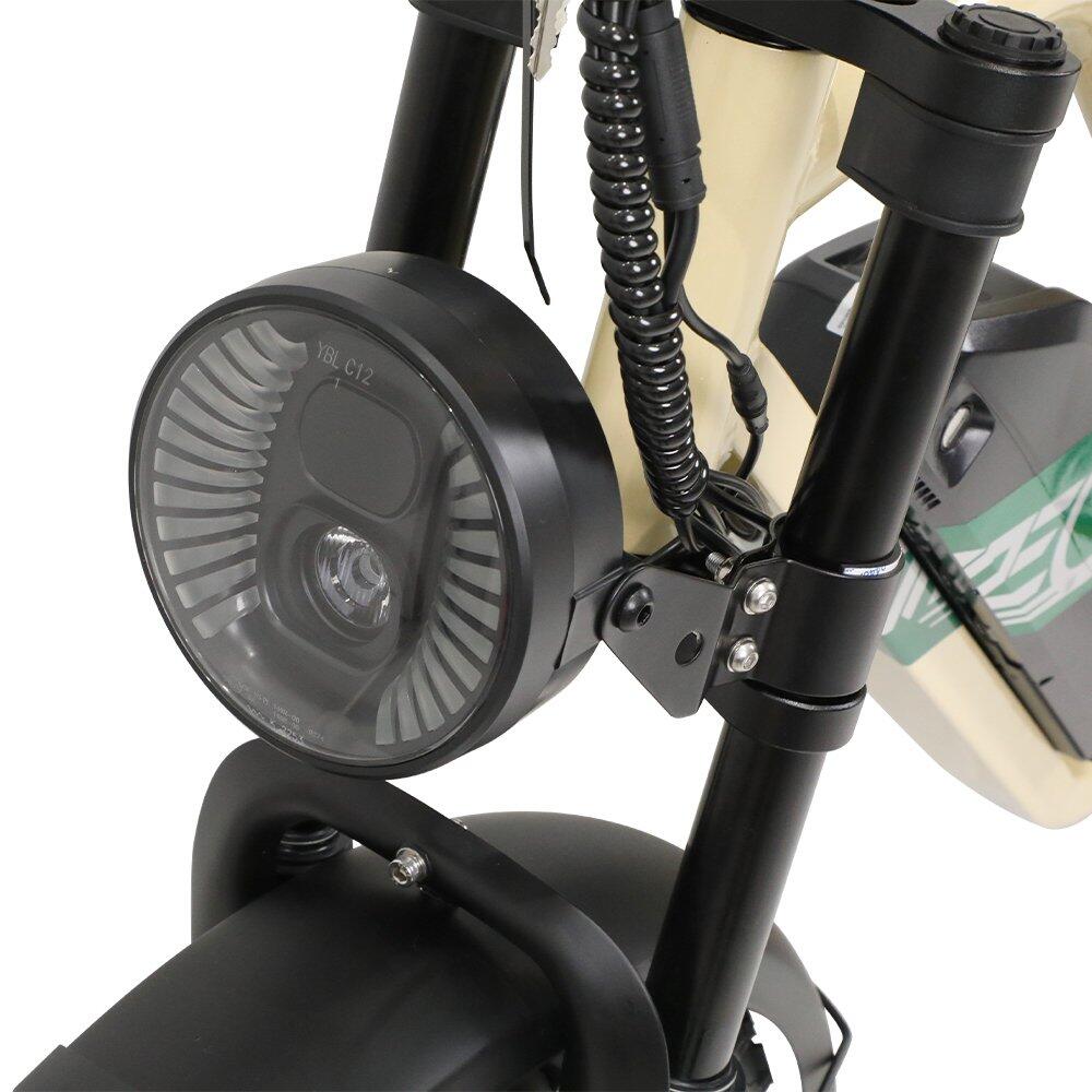 Bici elettrica off-road W66 adulti, pneumatico 20" largo, batteria 48V 13,5Ah 5/7