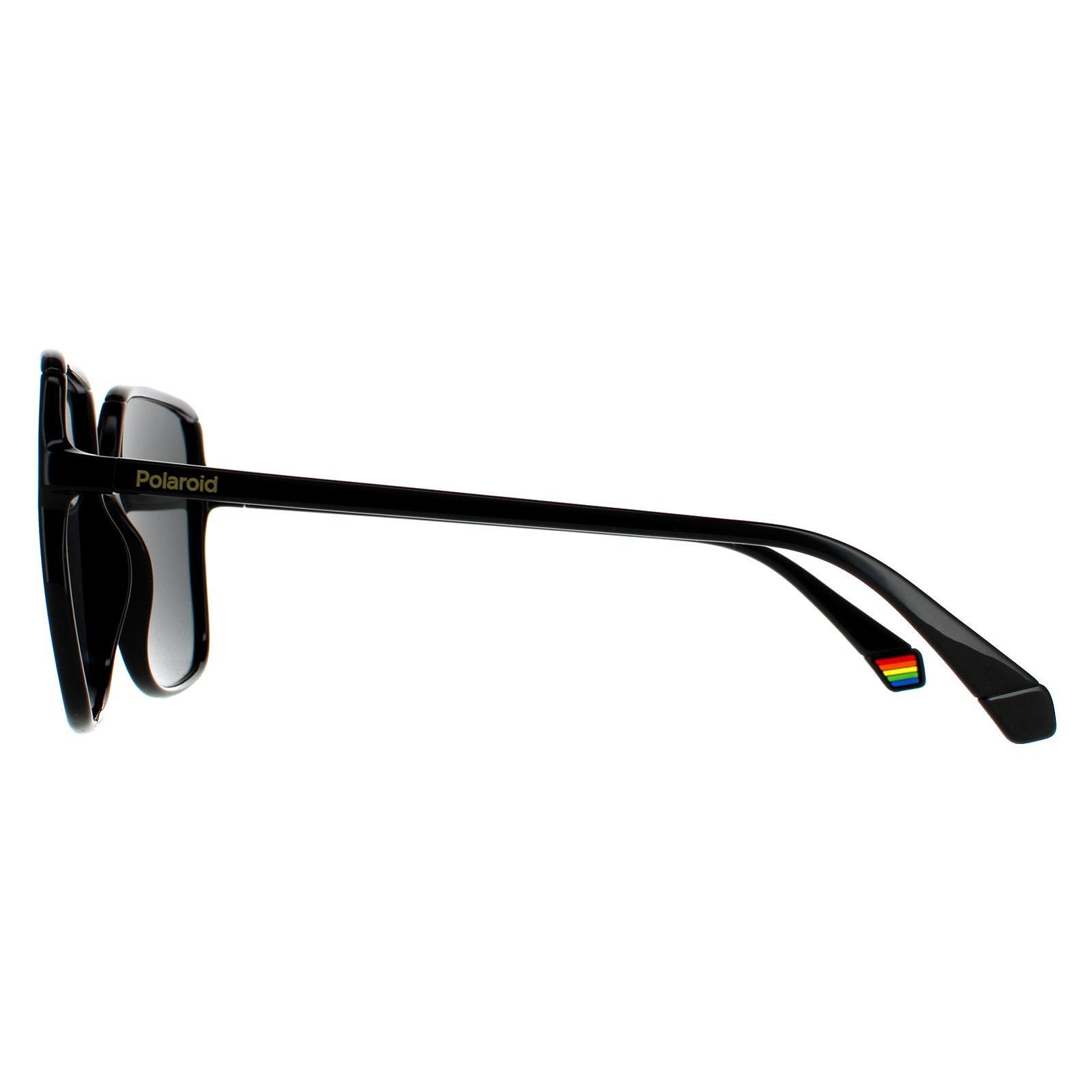Polaroid Square Womens Black Grey Grey Polarized Sunglasses | Decathlon
