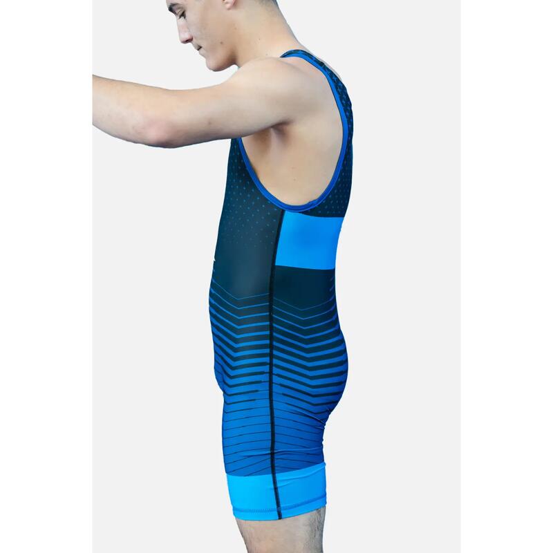 Dres de Lupta Basic V1 Seniori Albastru
