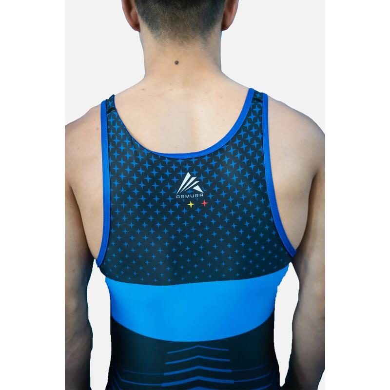 Dres de Lupta Basic V1 Seniori Albastru