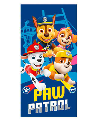 TELO MARE PER BAMBINI 70X140CM COTONE PAW PATROL