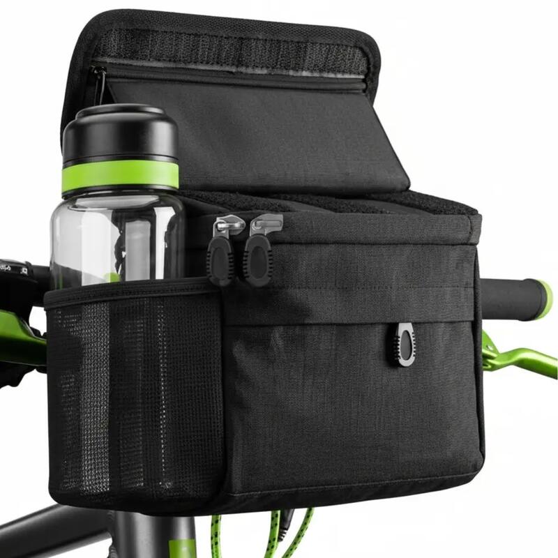 Geanta 2 in 1 bicicleta,  suport telefon , curea umar, velcro, 19×11×18.5 cm