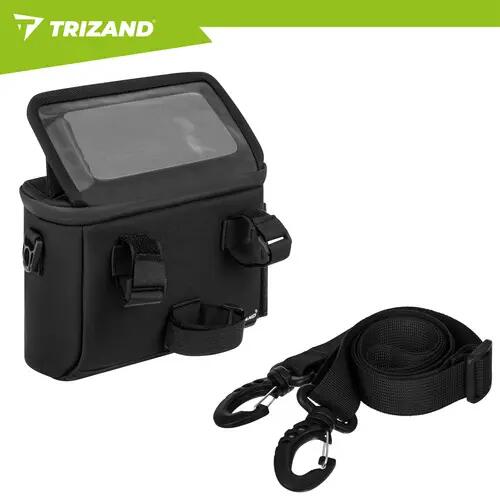 Geanta 2 in 1 bicicleta,  suport telefon , curea umar, velcro, 19×11×18.5 cm