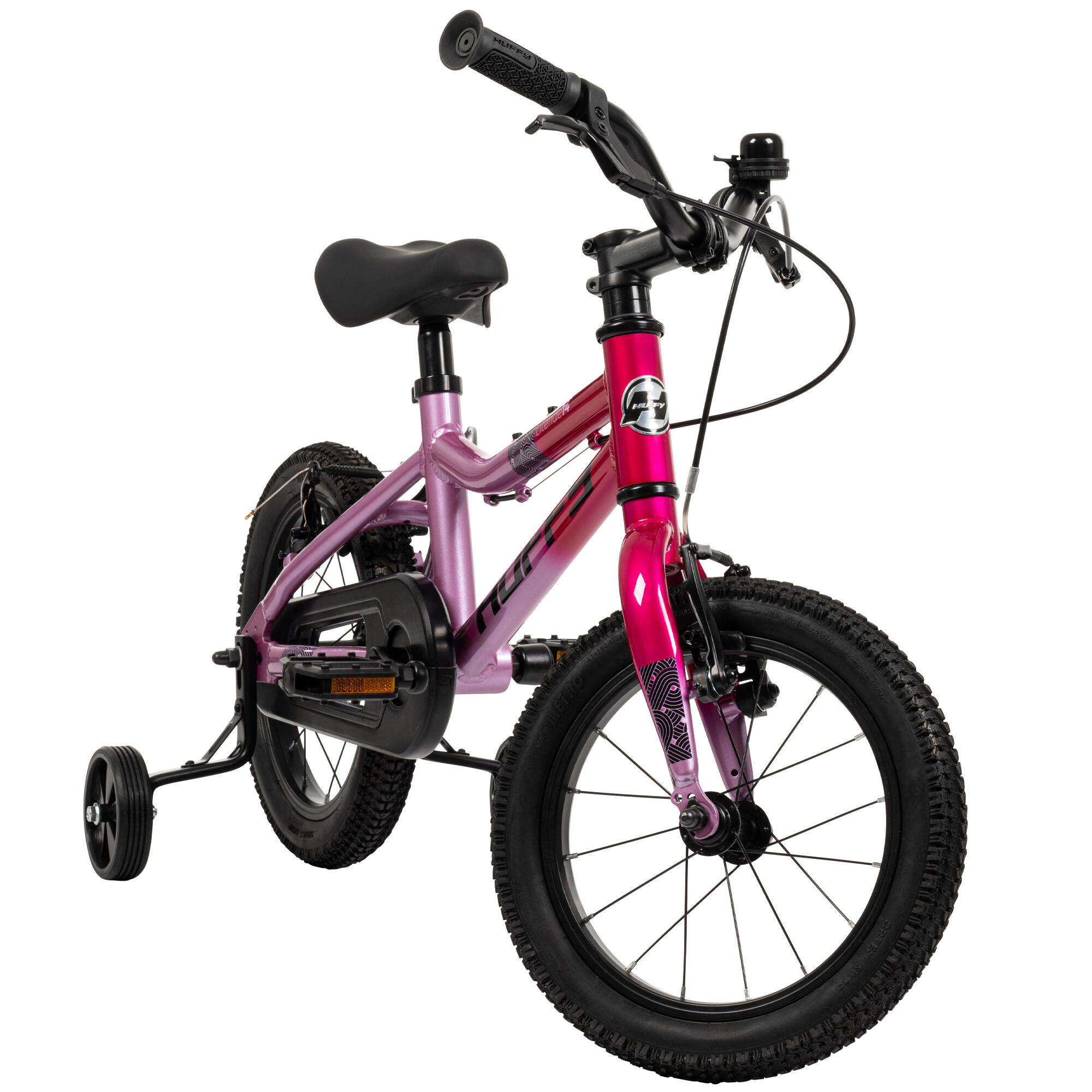Bicicleta Huffy Literide de 14 pulgadas, rosa, de 4 a 6 años 4/7