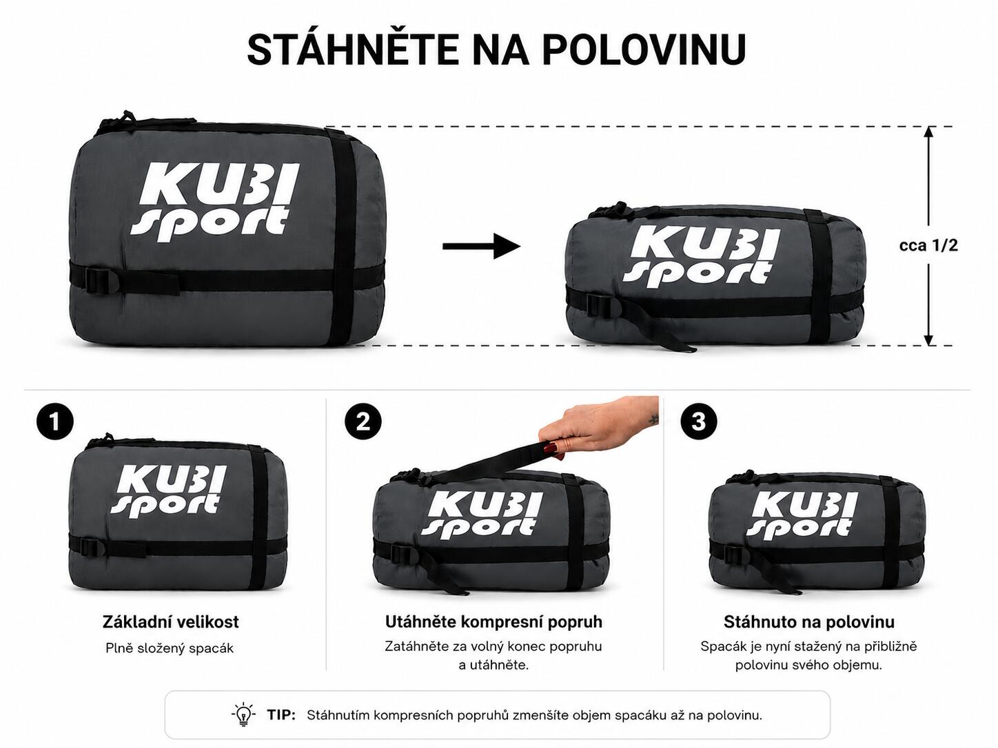 Dekový spací pytel s podhlavníkem 3/3