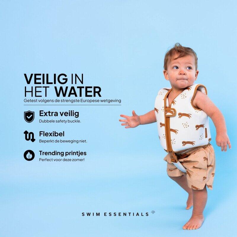 Swim Essentials Schwimmweste - Beige - Roamer - 2/3 Jahre 6/6