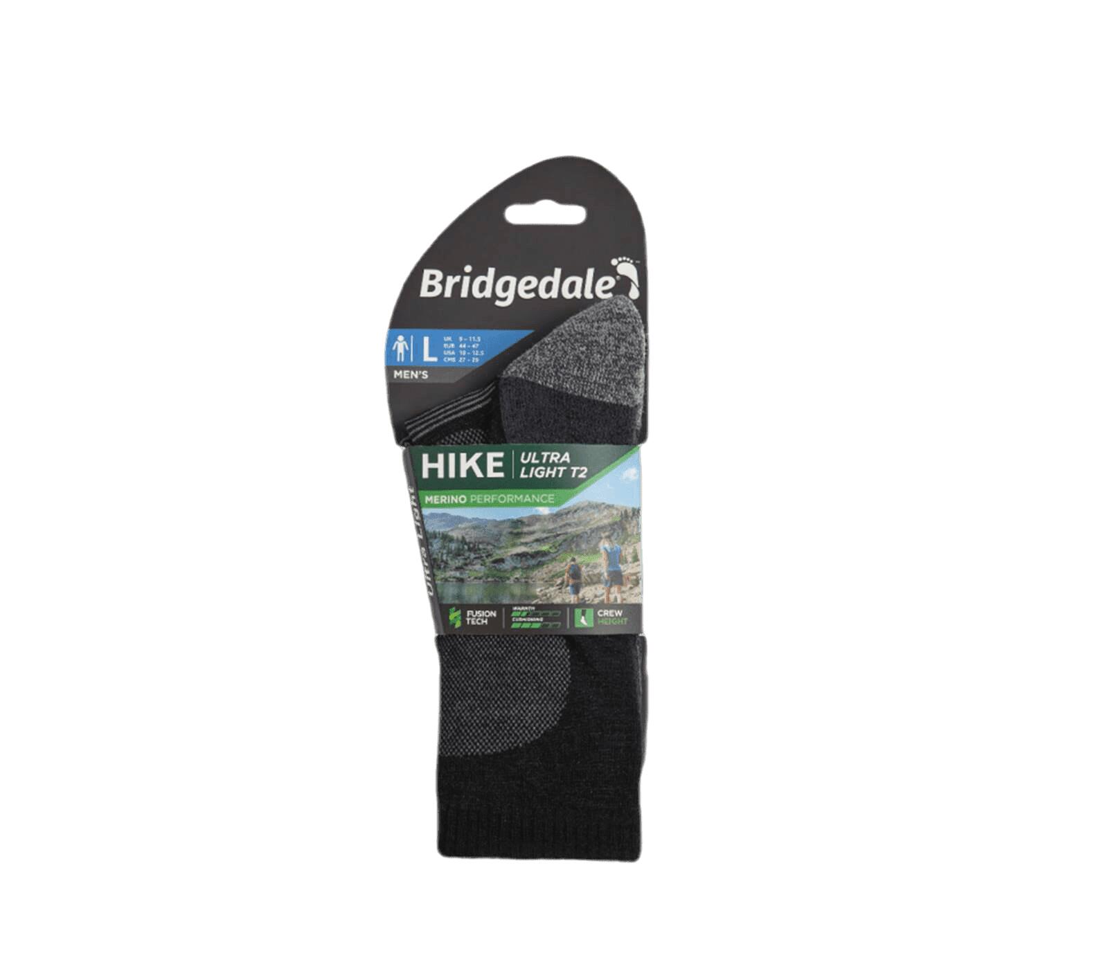 Ultra Ligth T2 Merino Performance Crew M (845) L Heren wollen sokken Black 3/5