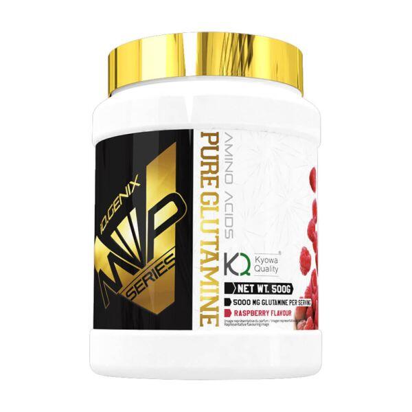 Pure Glutamine (Kyowa Quality®) - 500g Red Raspberry IO.Genix