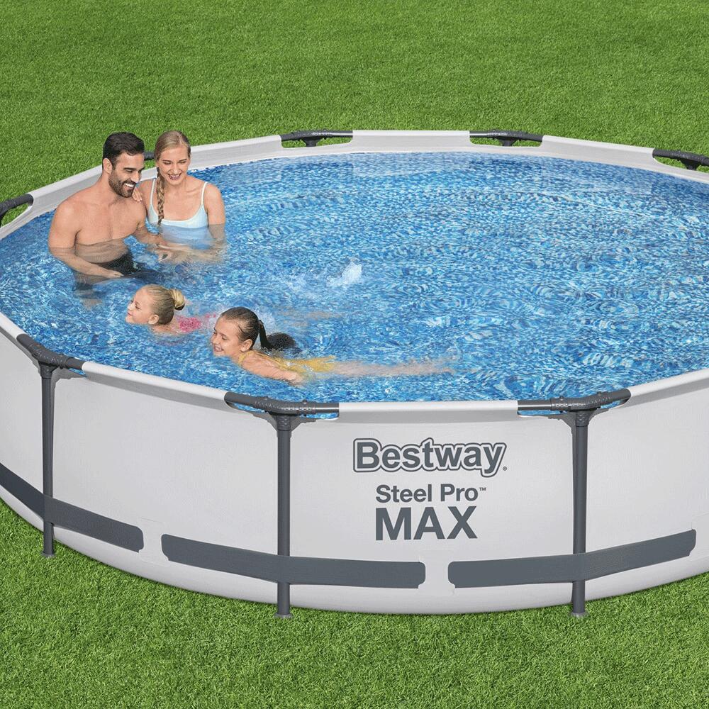 Ø 366 x 76 cm Bestway Steel Pro Max Kit Piscine Ronde 5/6