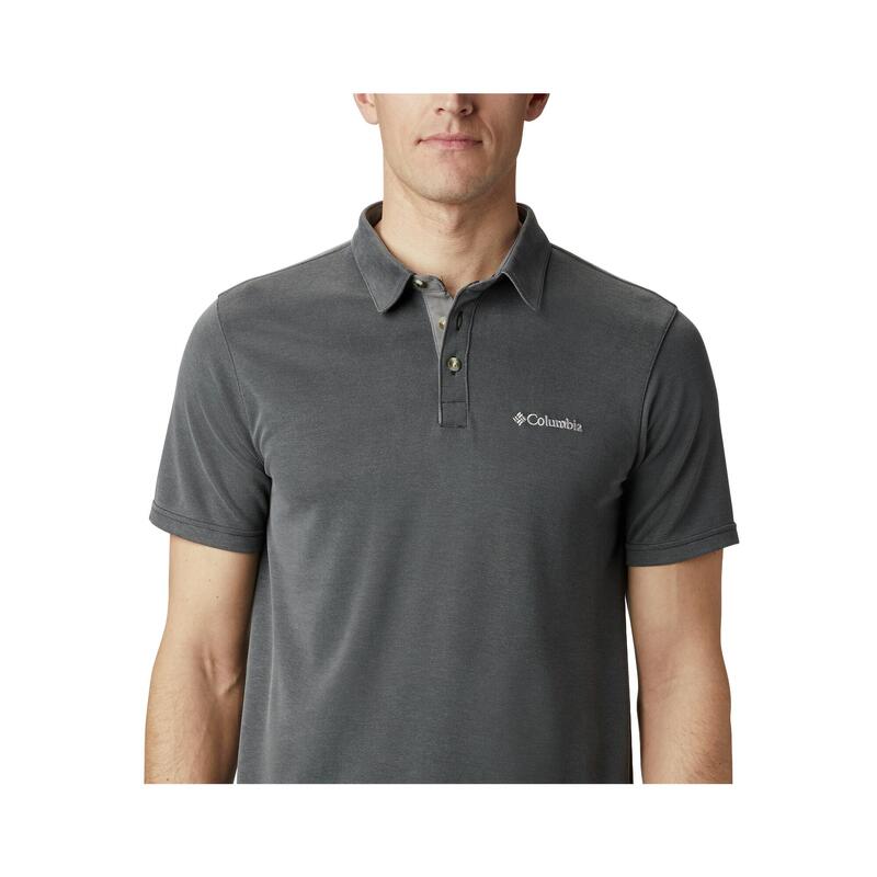 Tricou Polo cu Mânecă Scurtă Bărbați Columbia Nelson Point™ Negru