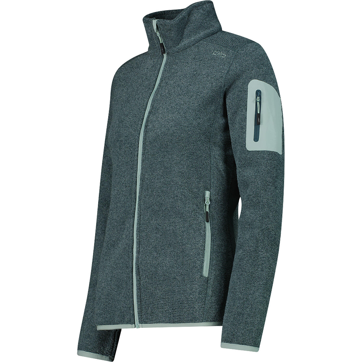 Polaires Et Pulls Femme - CMP W Fleece Jacket  - Trek Green 3/4
